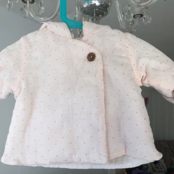 NEW! Bonton by Bonpoint pink baby jacket - Picture 2 of 7